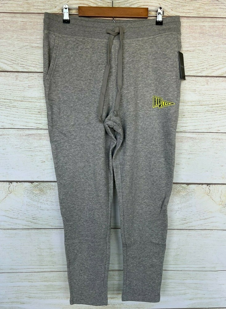 Hurley Jogger Pants Mens Large Dark Heather University Taper Fleece Jogger New L