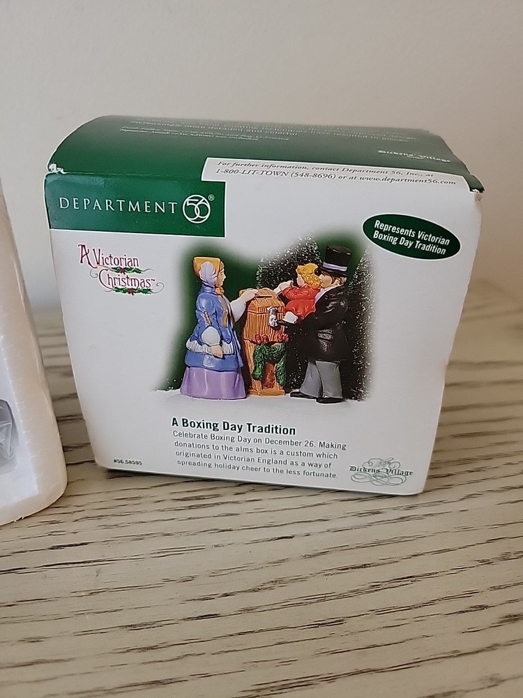 Dept 56 Boxing Day Victorian Christmas Dickens Village Heritage Collection 58595