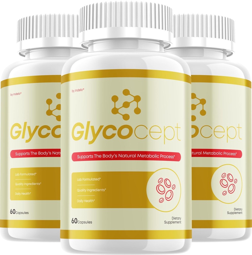(3 Pack) Glycocept Capsules – Glyco Cept Natural Blend Glycogen Formula