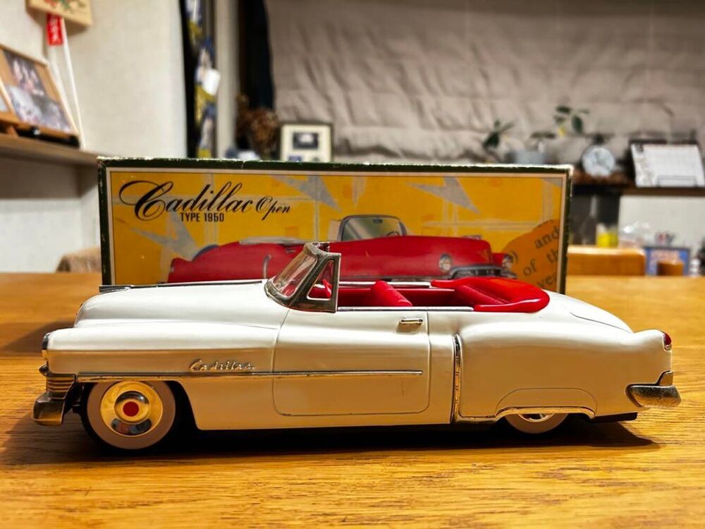 1950's Cadillac Open car Tin toy Japan limited rare Vintage toys antique