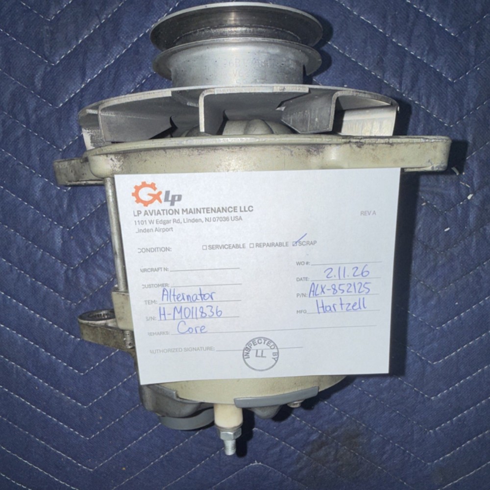Hartzell Aircraft Alternator ALX-8521LS ***CORE***
