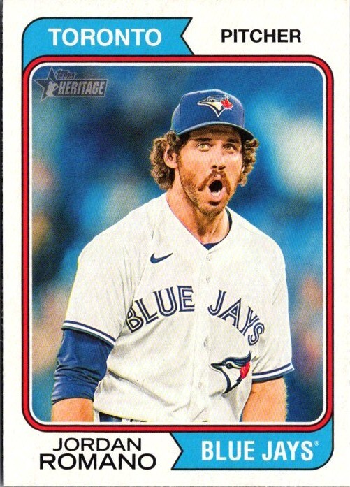 2023 Topps Heritage High Number - #544 Jordan Romano