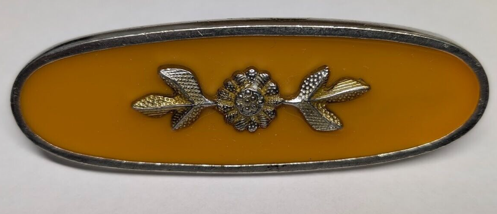 Lot of 8 - AXC Vintage Steel/Enamel Decorative Drawer Pulls Handles