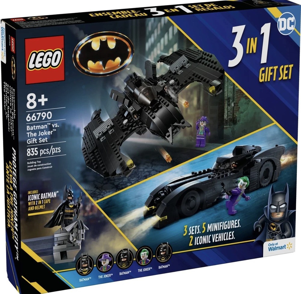 LEGO 66790 Batman vs. The Joker Gift Set DC COMICS 8+ Sealed (30653/76224/76265)