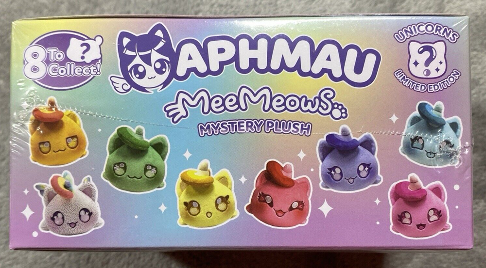 Aphmau MeeMeows Mystery Plush  Limited Edition Unicorn Cat NEW Collectible