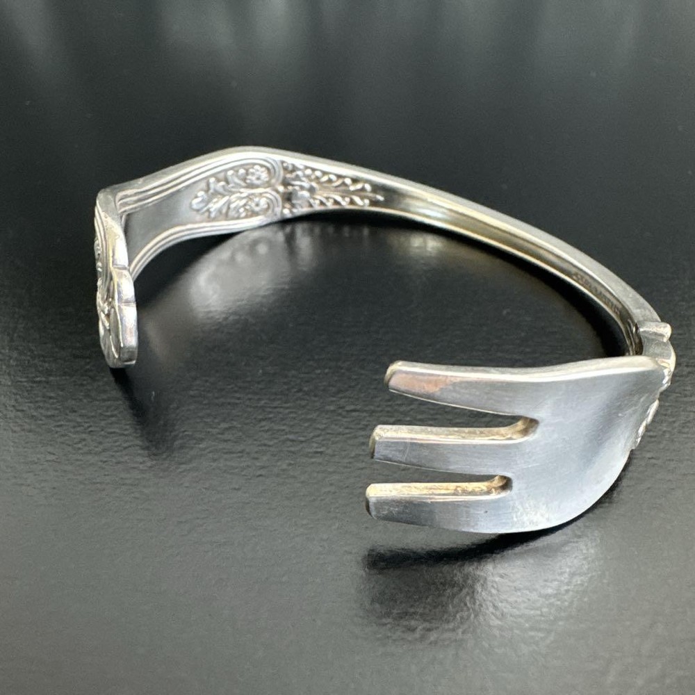 Tiffany Antique Sterling Silver Folk Bangle Bracelet Vintage