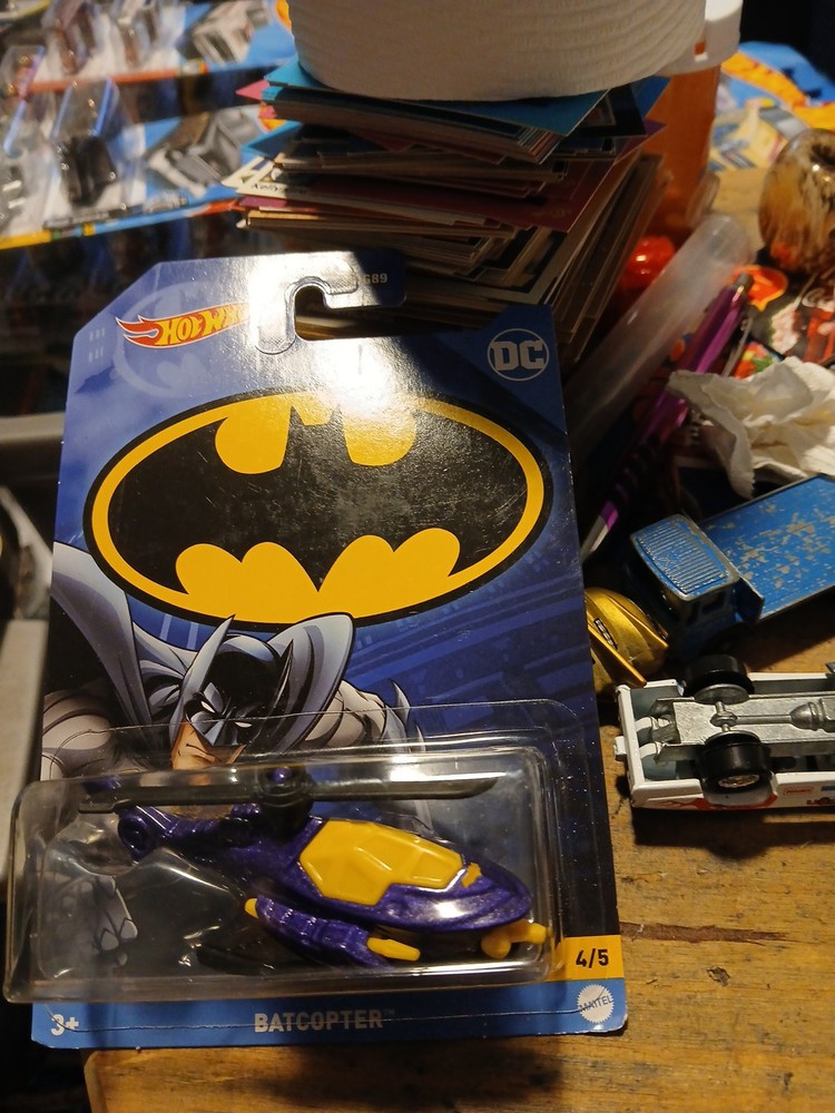 Hot Wheels Batman 2022 The Batman Series Batcopter DC Universe 4/5 Ships Free