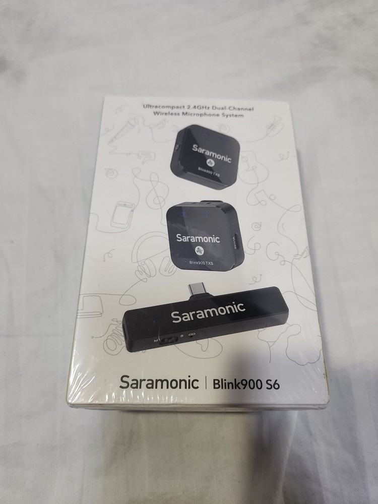Saramonic Blink900 S6 Dual-Channel Wireless Lav Mic with 656ft Range