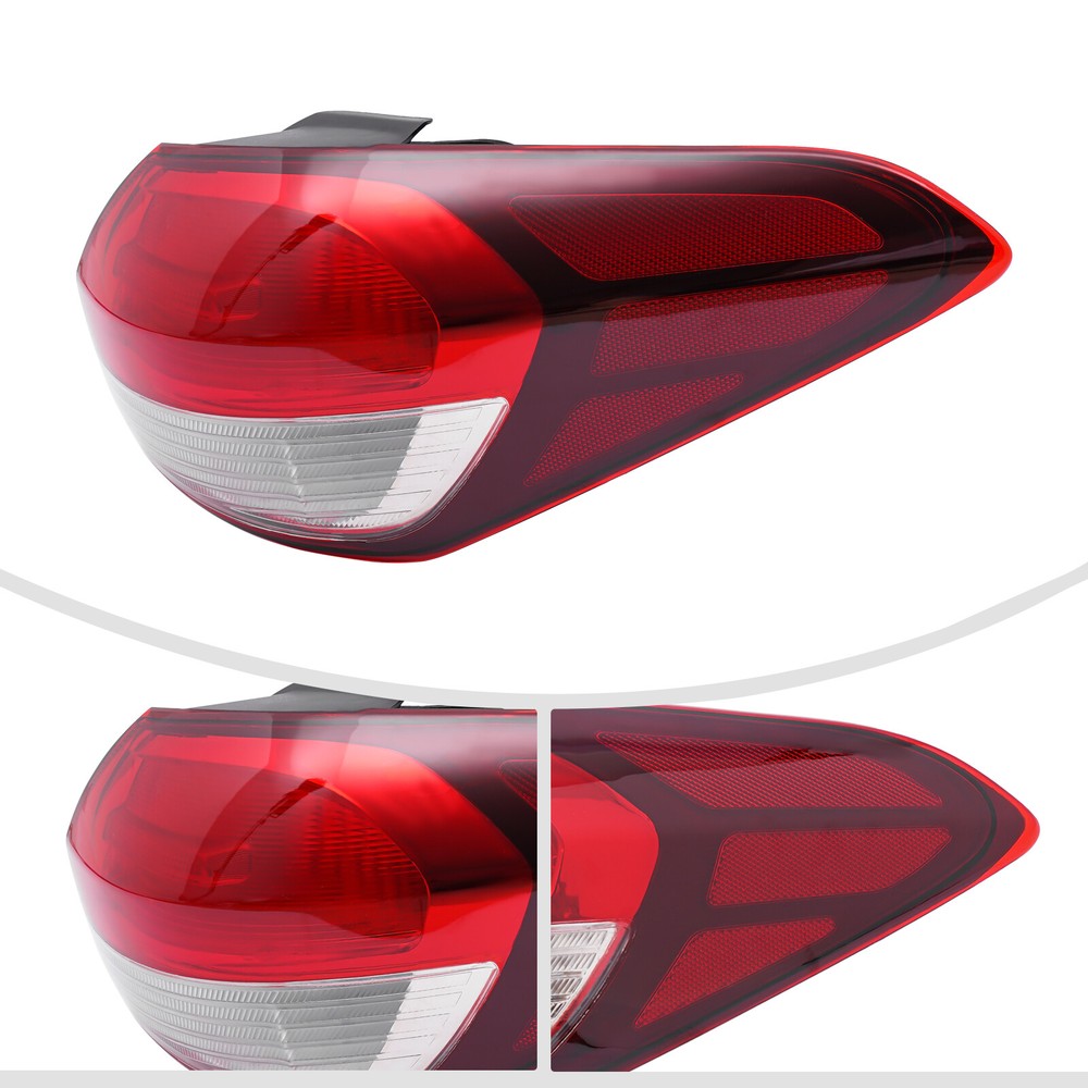 Passenger Side Outer Tail Light Halogen Break Lamp for 2017-2018 Kia Forte Sedan