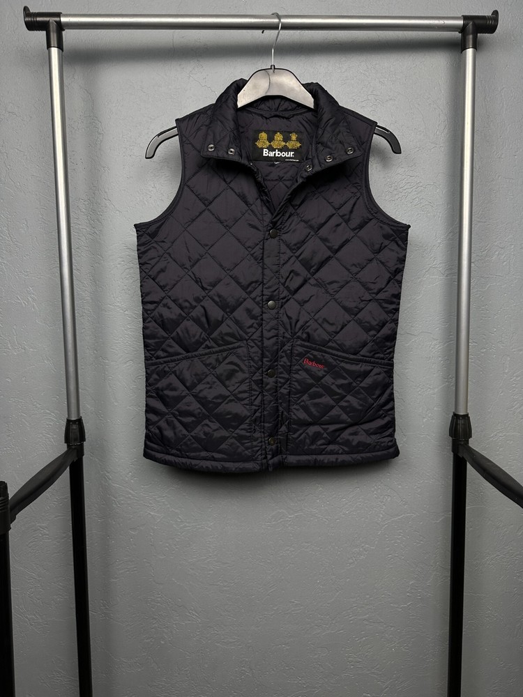 Barbour Vintage Mens(Junior) Crest Gilet Quilted Vest Size S
