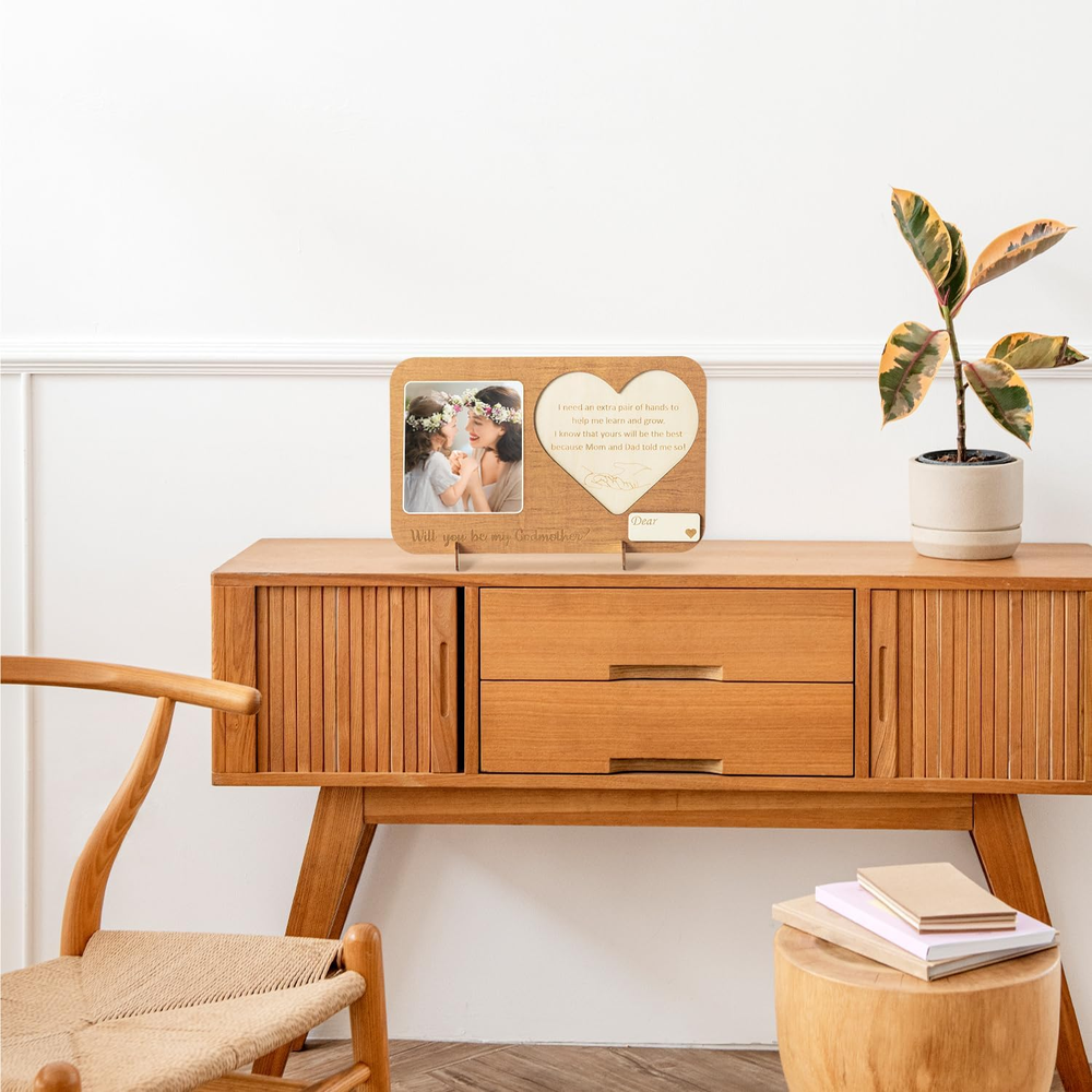 Godmother Proposal Gift Picture Frame, Will You Be My Godmother Gift from God...