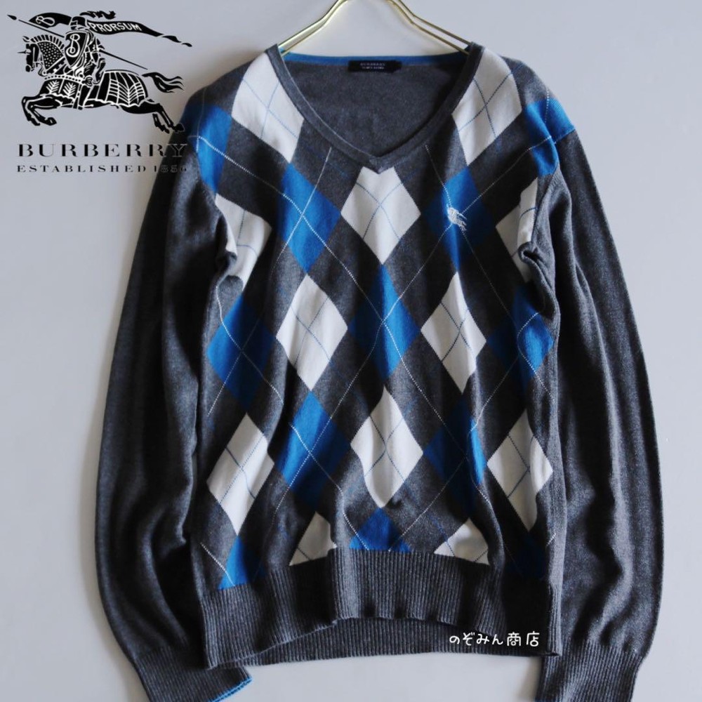 Burberry knit sweater Men's Fashion from Japan