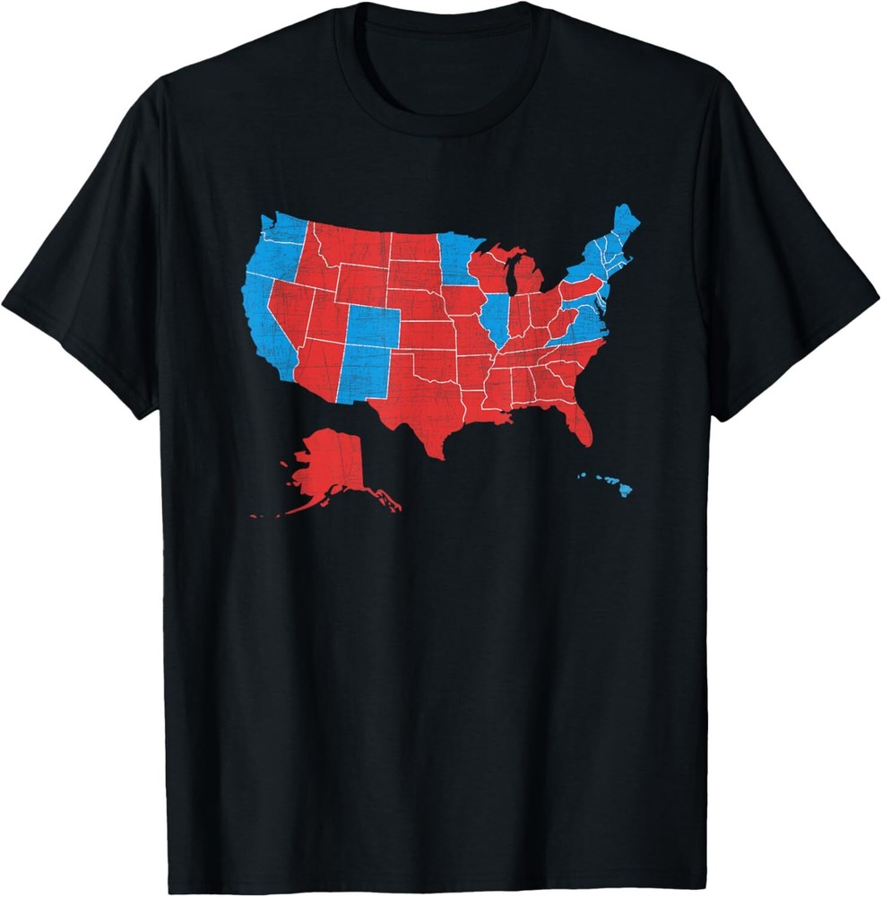 2024 Election Results Map Victory Trump 2024 T-Shirt Hoodie