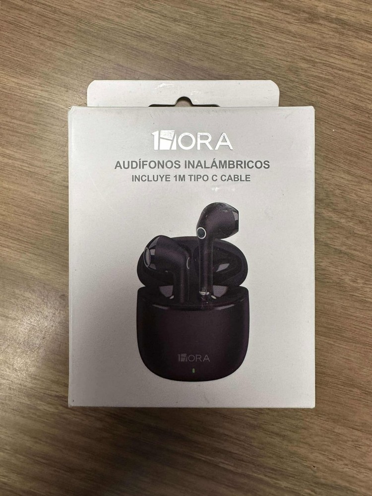 Hora Wireless Black Earbuds Bluetooth Very Good 0E