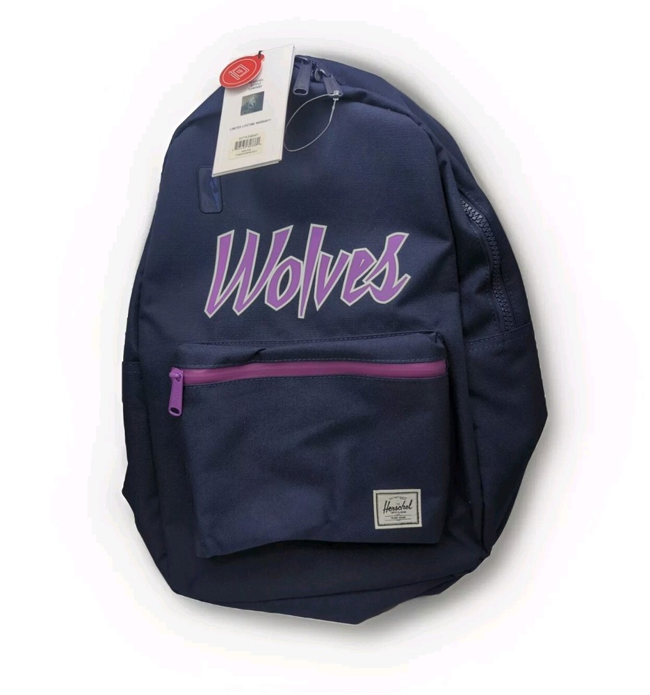 Herschel Minnesota Timberwolves NBA City Series Settlement Backpack Rare Jersey Design  