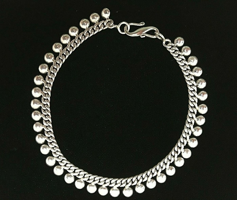 Sterling Silver 925 BA Suarti (Bali) Anklet Bracelet 10