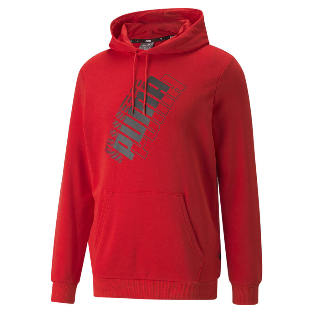 Puma Power Logo Men's Pullover Hoodie Size S Casual Outerwear 84737811