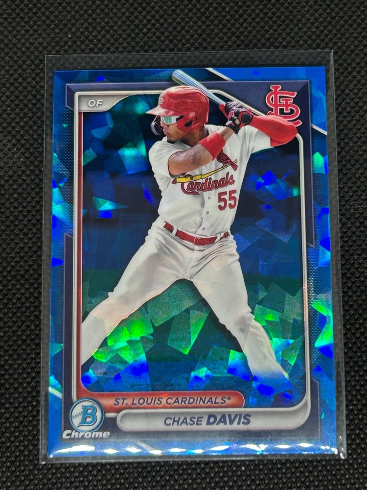 2024 Bowman Chrome Sapphire Chase Davis #BCP-247 - Cardinals