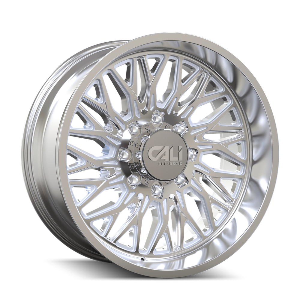 CALI OFF-ROAD CRUSHER 9118 POLISHED 22X10 8-165.1 -19MM 130.8MM