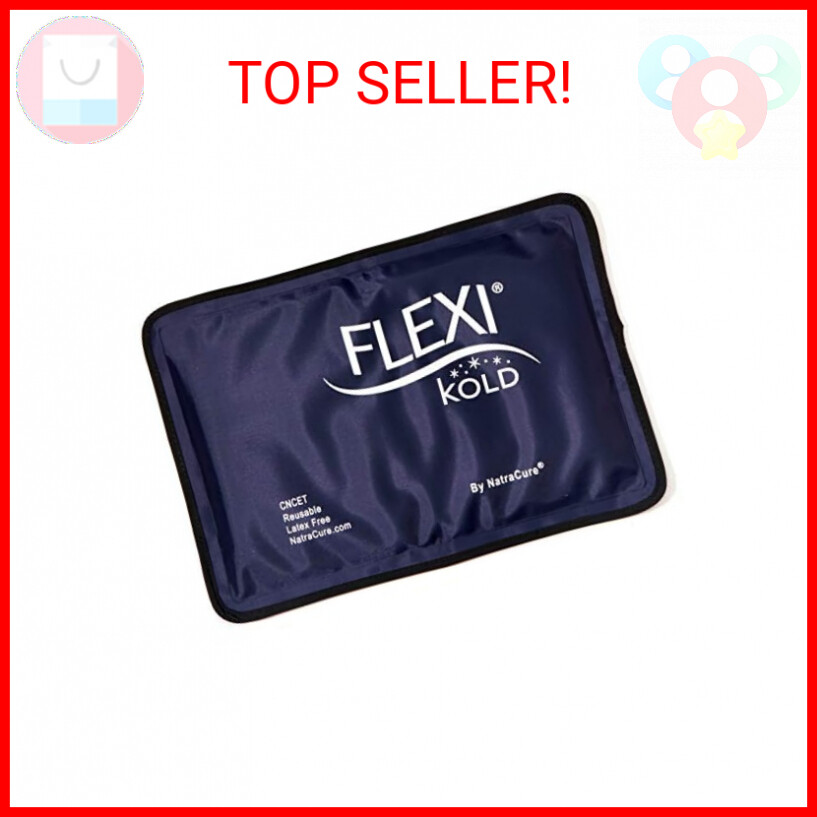 FlexiKold Gel Soft Flexible Ice Packs for Injuries - Reusable Freezer Cold Pack,