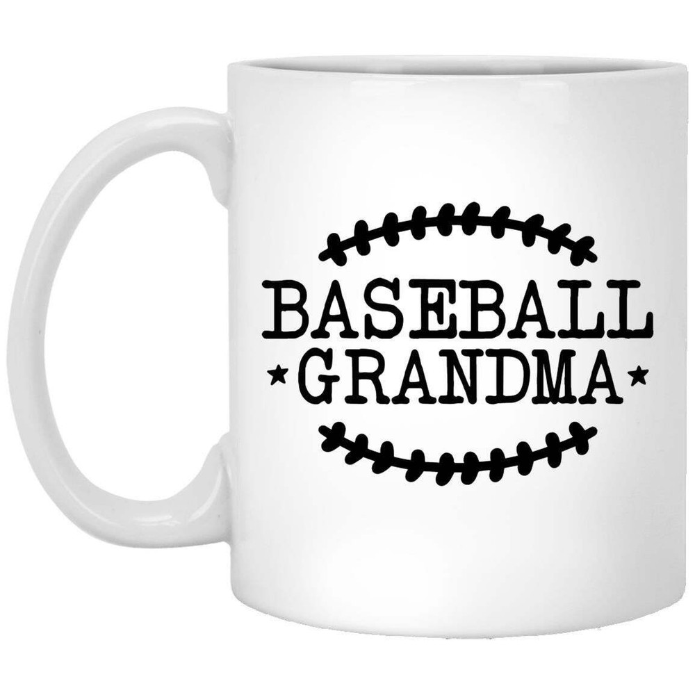Baseball Lover Coffee Mug Gift for Mom or Grandma Who Adores Baseball
