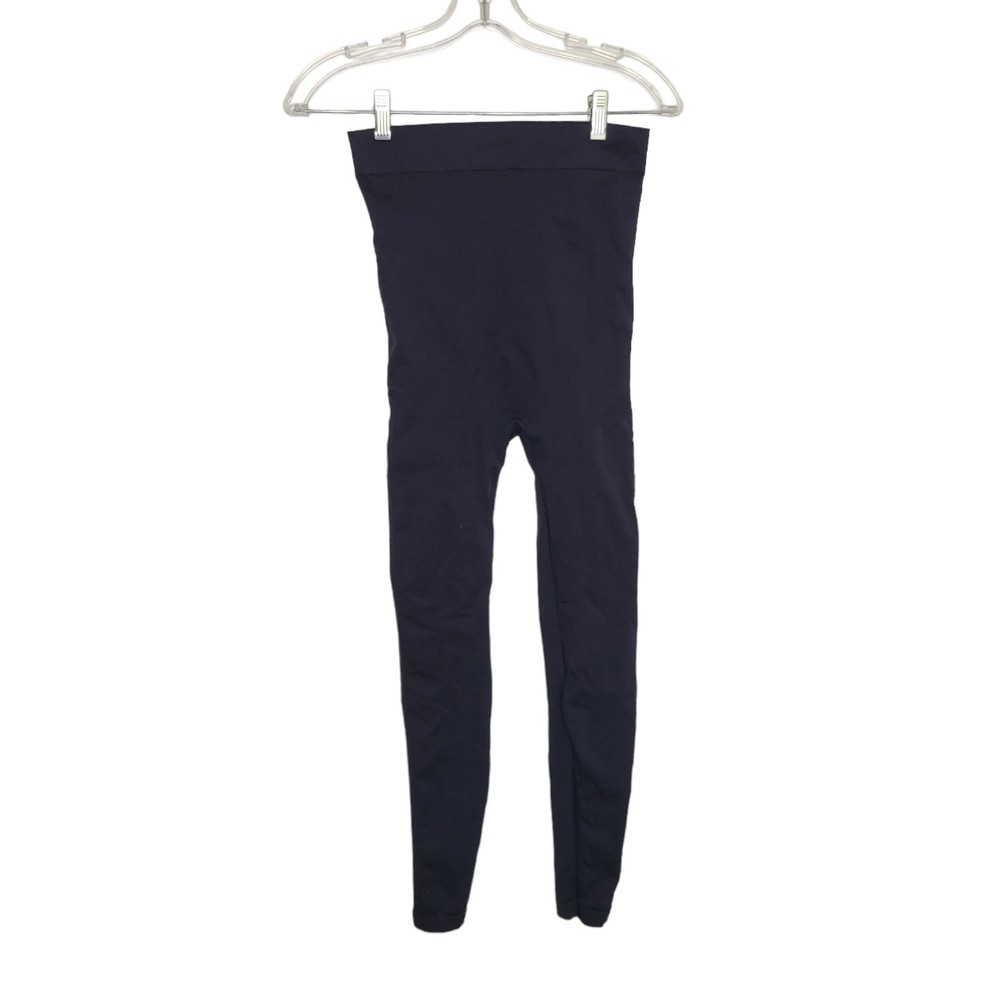 Blanqi Maternity Leggings Black Stretch Nylon Belly Support Women Small