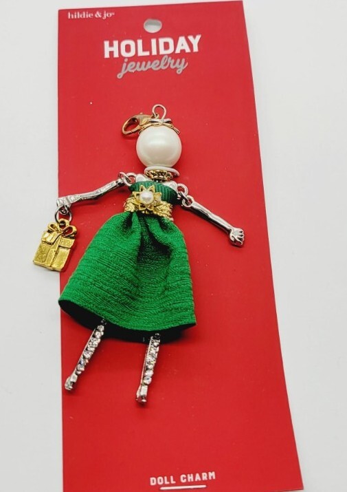 Holiday Pendant Fashion Lady Doll Necklace Charm Jewelry Long Moving Women Green