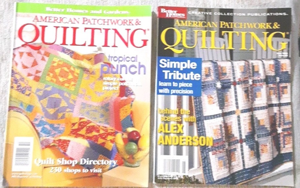 American Patchwork & Quilting Magazine October 2003 # 64 10th Anniversary Issue