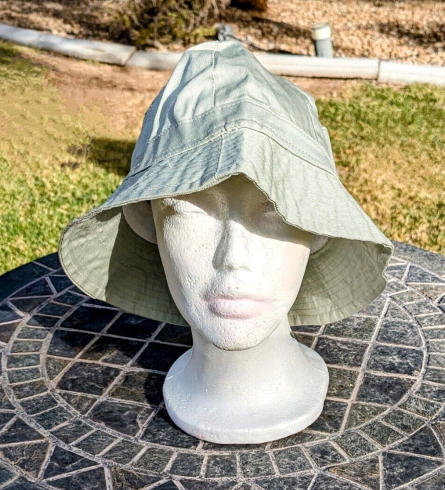 Seagreen Classic Style Light-Weight OSFM Unisex Bucket Hat w/Zipper Pocket New