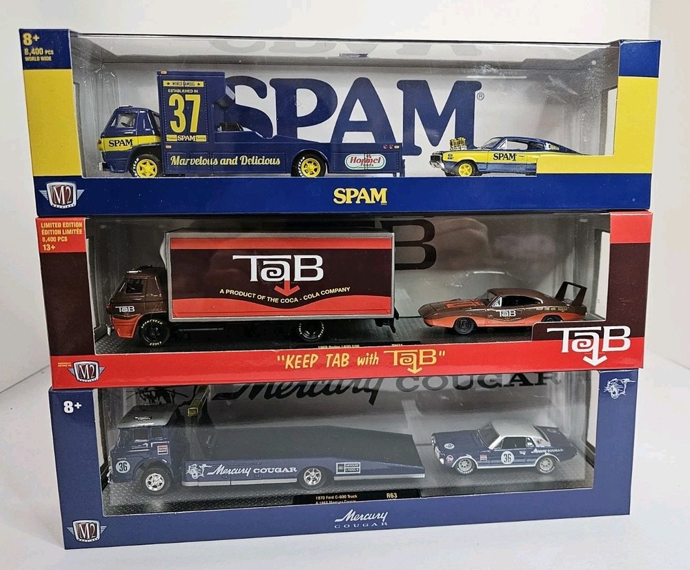 M2 Machines Combo: Dodge, Ford, VW Classic Trucks and Cars 1/64 Limited Edition