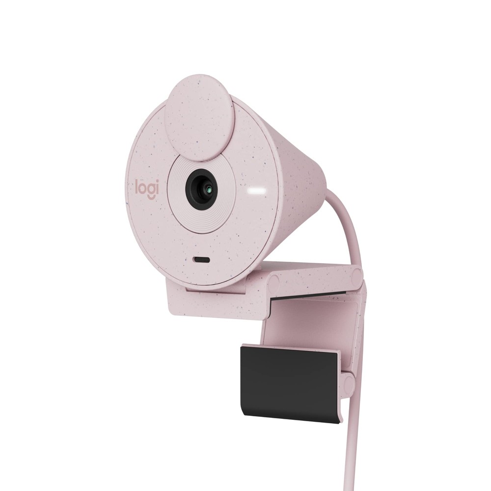 Logitech Brio 300 Full HD Webcam with Privacy Shutter, Noise Reduction Microphon-image