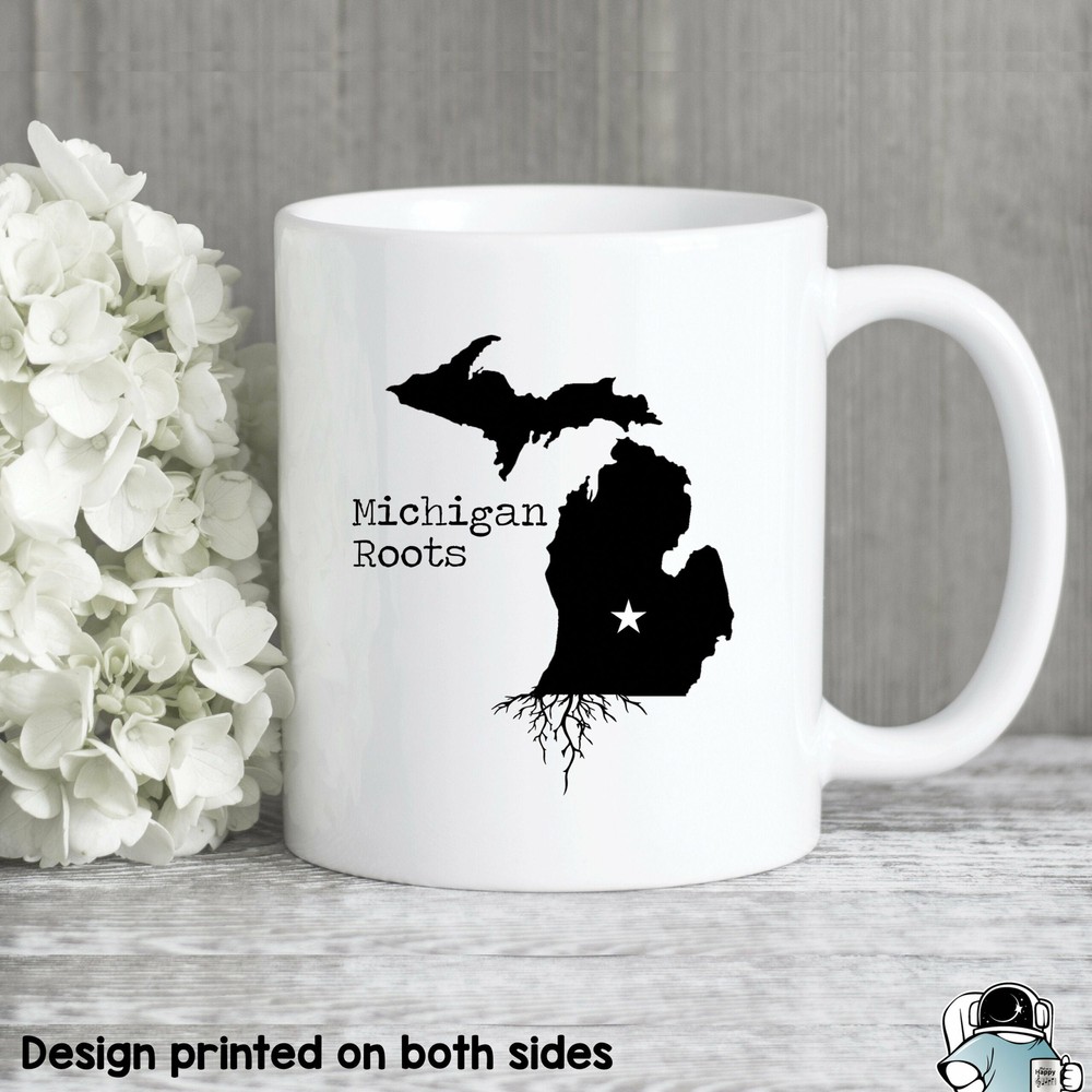 Michigan Mug Michigan Gift Michigan Map Michigan Coffee Mug Mi State Mug