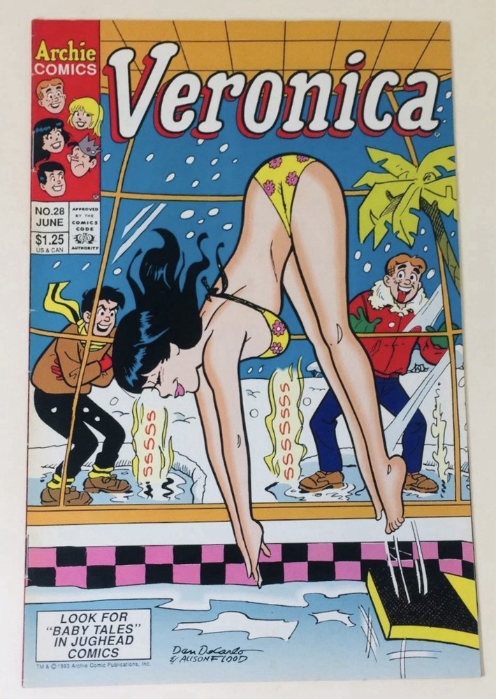 VERONICA #28 BIKINI CLASSIC COVER DAN DECARLO (ARCHIE 1993) Beautiful Copy! 🔥