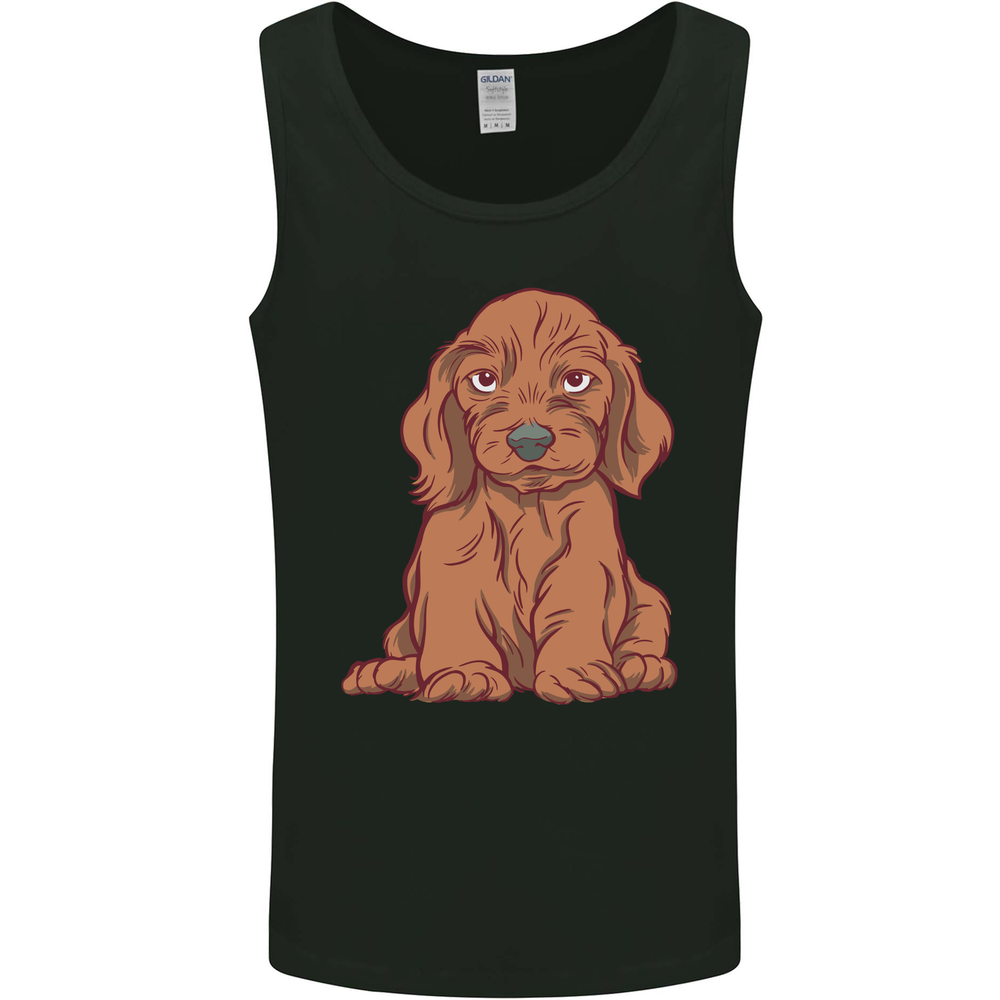 A Dachshund Puppy Dog Mens Vest Tank Top