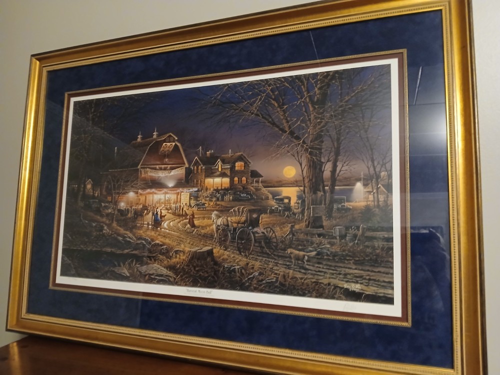 terry redlin signed and numbered prints framed Artist Prove Edition