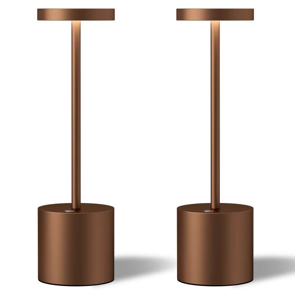 TBBGA 2 Pack Cordless Table Lamps with 5000mAh Rechargeable Battery