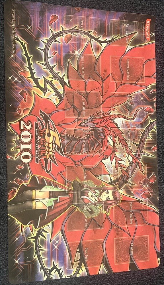 Akiza Black Rose Dragon 2010 Yugioh Win-a-Mat Tournament Playmat