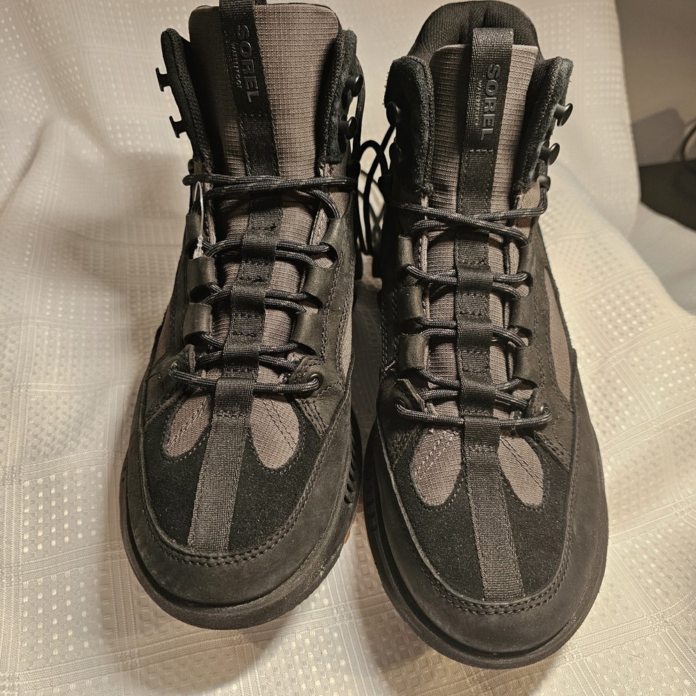 Sorel Mac Hill Lite Trace Waterproof Boots Mens 8 M Black