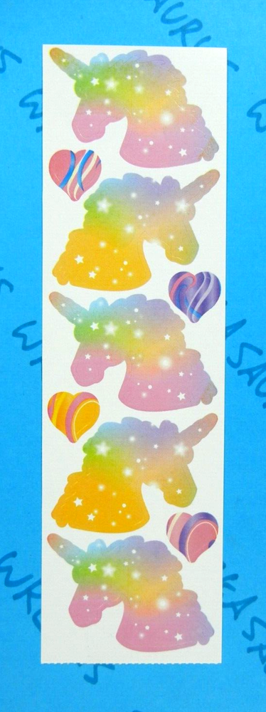 Starry Unicorns Mrs. Grossman's Sticker Sheet