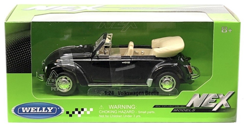 WELLY VOLKSWAGEN BEETLE CONVERTIBLE NEX MODELS 1:24