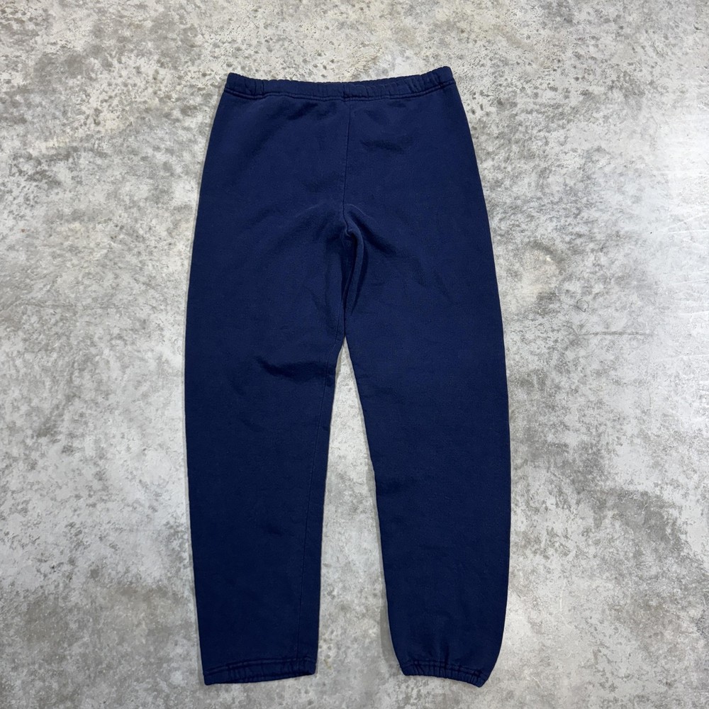 Vintage Russell Athletic Sweatpants Mens Medium Navy Fleece USA Made 90s