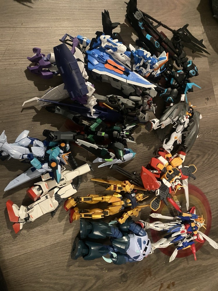 Bulk Gundam Figures Lot HG MG and RG All Types of Series Bandai
