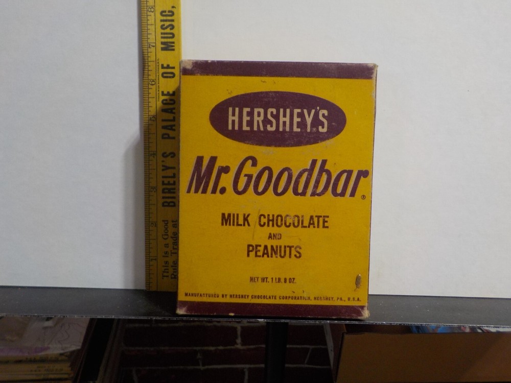 Vintage 1950's ? HERSHEY MR GOODBAR Candy Box Empty