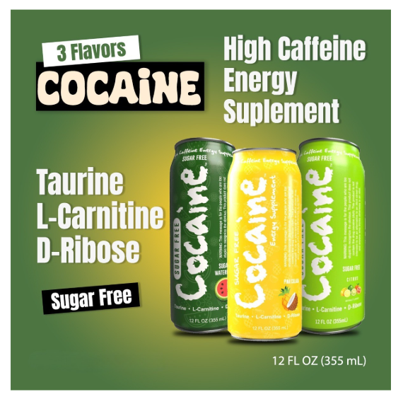 Cocaine Energy Drink Sugar-Free Variety Pack - 9 Pack (3 Flavors, 3 of Each)