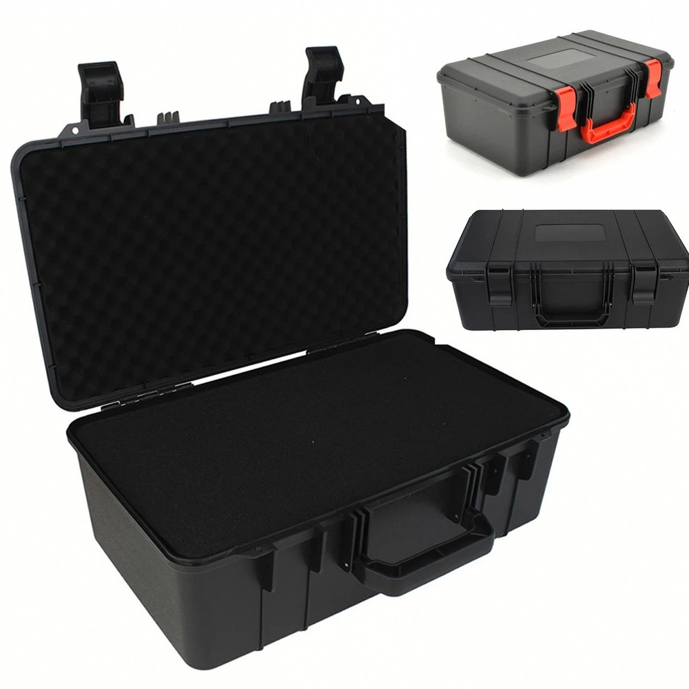 Waterproof Protective Tool Case with Foam Padding – Hard Carry Storage Box