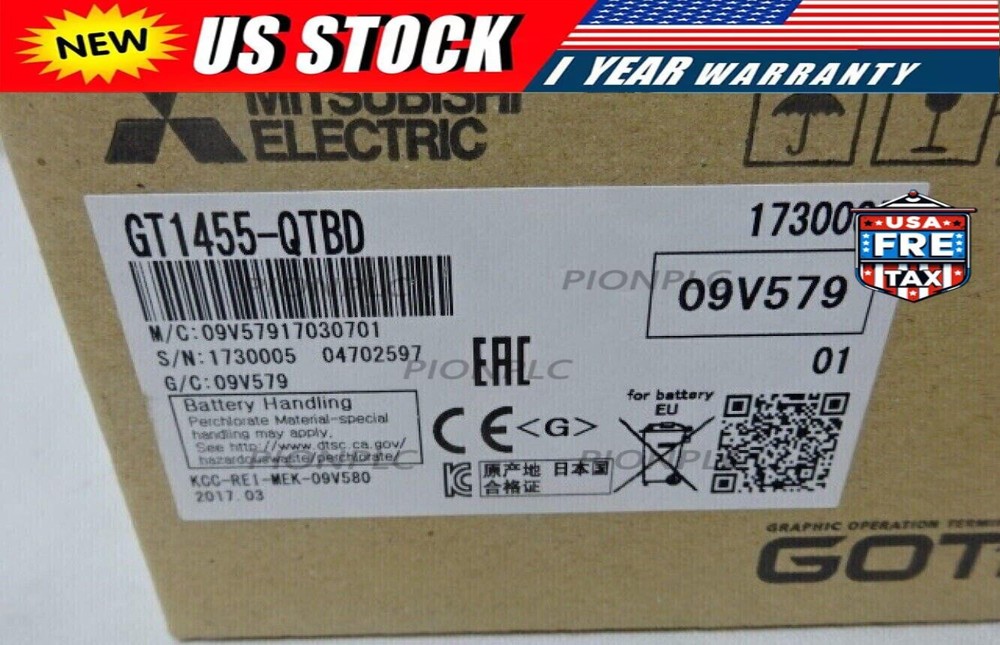 GT1455-QTBD NEW MITSUBISHI GT1455QTBD HMI Touch Screen US Free TAX US Free TAX