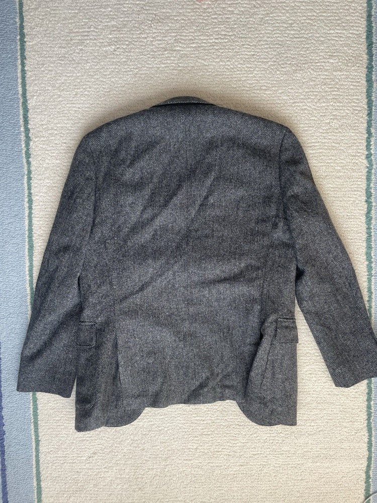 J.Crew Thompson Wool Blend Suit Jacket Men's 38S Gray Blazer Sport Coat