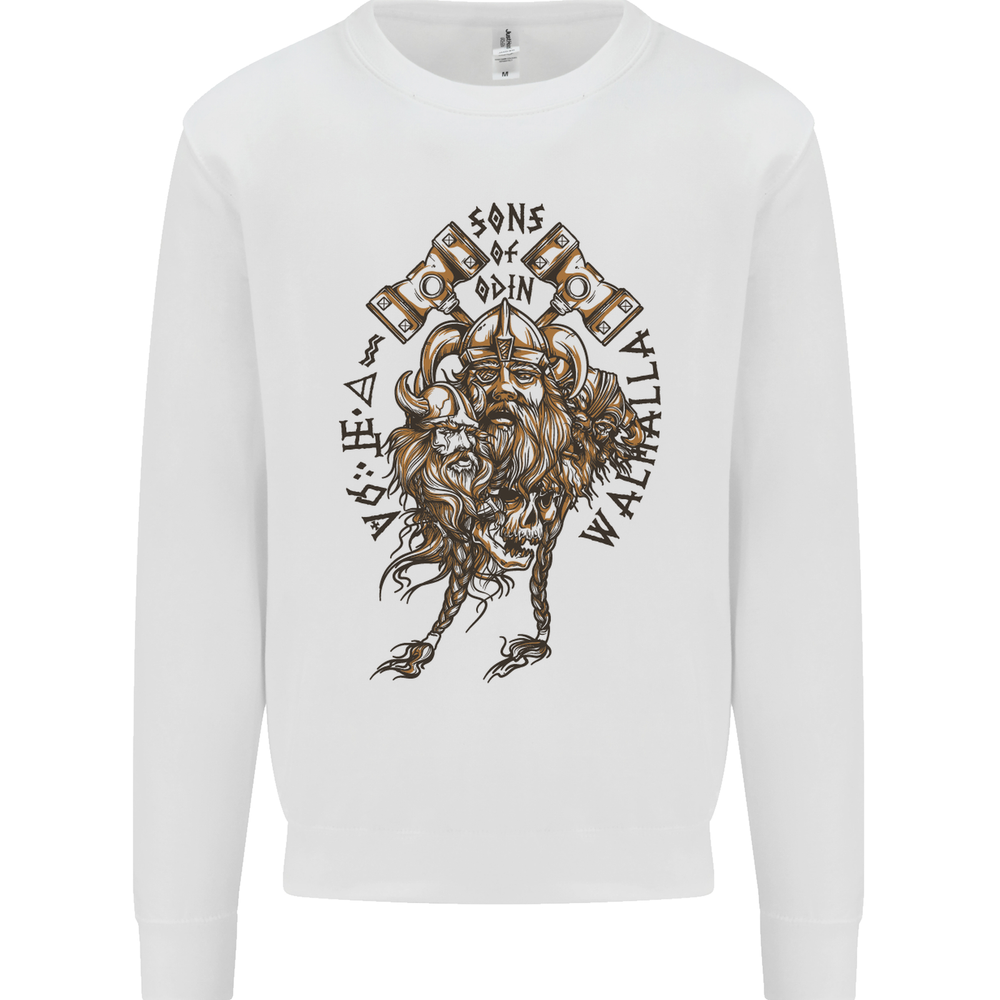 Sons of Odin Viking Valhalla Warrior Mens Sweatshirt Jumper