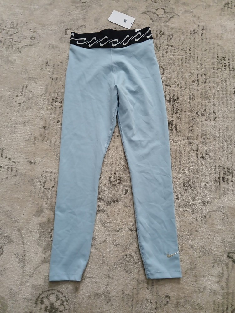 Nike Women's High-Rise 7/8 Tight-Fit Leggings in Blue Size Small MSRP 52