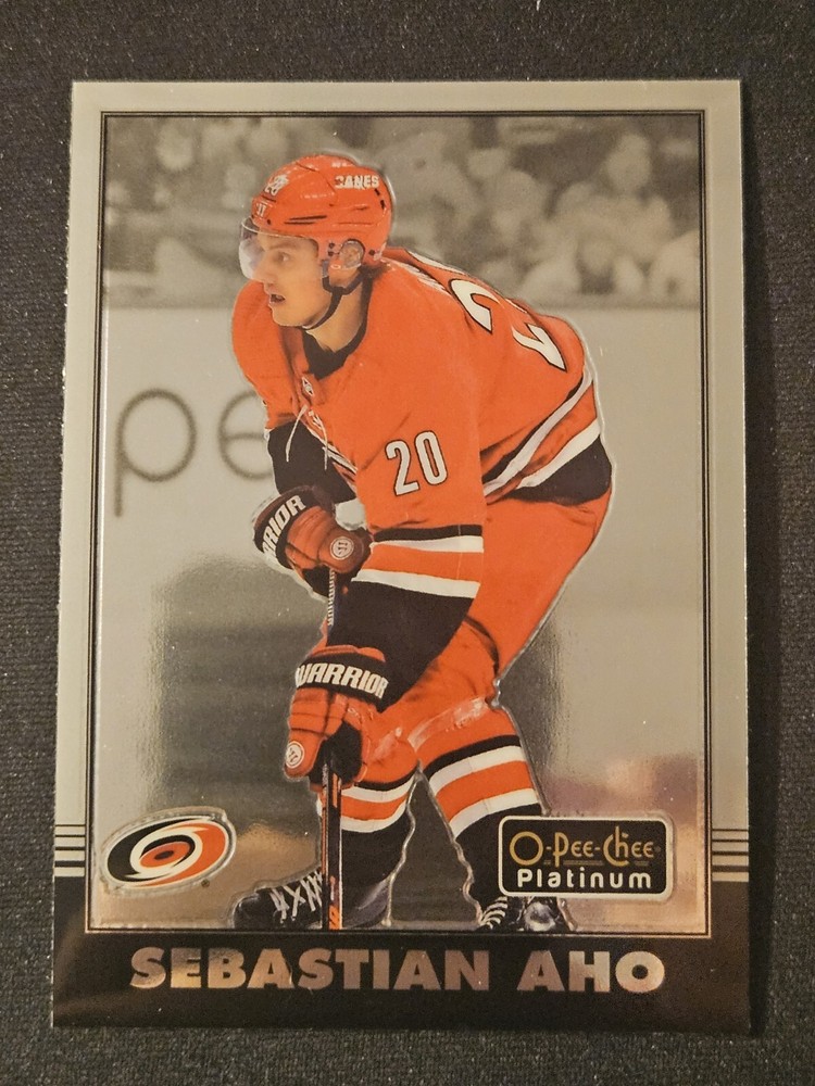 20-21 OPC Platinum Sebastian Aho Retro 🚨🚨🚨 Carolina Hurricanes